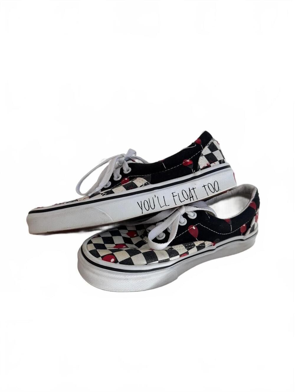 Vans "IT" Pennywise You'll Float Too Sneaker Collab Womens 6 Mens 4.5